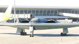Beautiful View! B-2 Bomber Takeoff from St. Maarten Airport