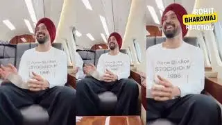 Diljit Dosanjh Jet Life Reaction &ndash; Punjabi Star Goals! ✈️