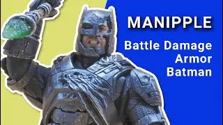 Обзор фигурки Бэтмена Manipple Dawn of Justice Damage Armor