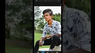Smooth Skin and Orange Colour Tone Photo In Picsart 😯