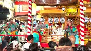 最高峰・大迫力のだんじり囃子　天満市場地車講　龍踊り令和5年7月25日