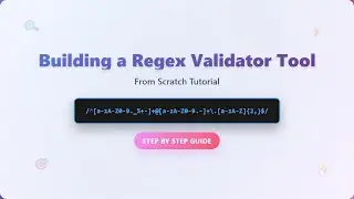 Build a Regex Validator Tool with HTML, CSS & JavaScript | Regex Tutorial for Beginners