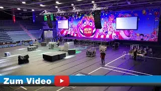 Arena Alaaf - Bühnenaufbau in drei Minuten
