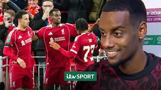 Alexander Isak Reacts to Scoring His First Liverpool Goal | Liverpool vs Southampton | ITV Sport