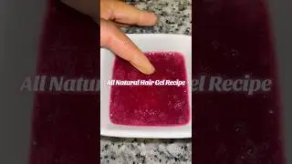 All Natural Hair Gel #naturalhaircare #naturalhair #natural #diyhair #haircare #healthyhair