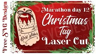 Easy to Make Christmas Tags | Christmas Gift Tag Laser Cut | FREE Personalized Christmas Ornaments
