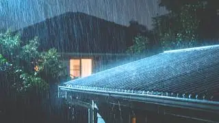 Soft Rain for Sleep | Calm and Cozy Night Ambience
