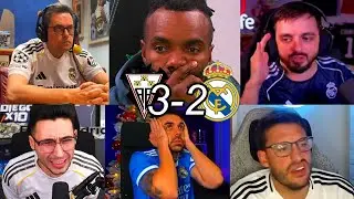 LLOROS! YA NO AGUANTAN MAS! REACCIONES MADRIDISTAS del PARTIDO del ALBACETE VS REAL MADRID! (3-2)