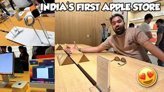 VISITING INDIA&rsquo;S FIRST APPLE STORE IN DELHI !!! * CRAZY CROWD* 🫣🫣