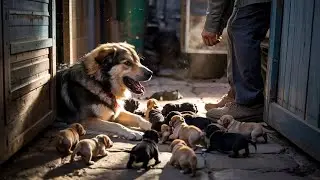 Don&rsquo;t Touch Her Babies... Mama Dog&rsquo;s Fierce Reaction Caught on Camera!