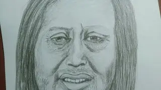  How to draw a Old man face easy/face drawing step by step 