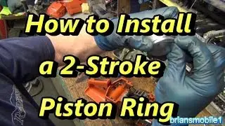 How to Install a 2 Stroke Piston Ring Quick Tip