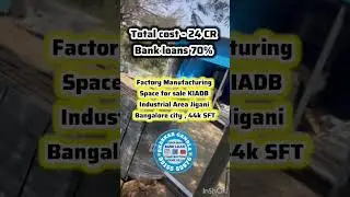 Factory/Manufacturing Space for Sale in KIADB Industrial Area, Jigani! 🚨