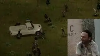 Horror movie moment when the engine fails you.👀 - Project Zomboid gameplay highlight