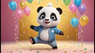 Baby Panda’s New Year Dance | Fun New Year & Animal Nursery Rhyme for Kids | Baby Learning Song