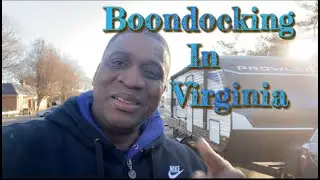 Winter Boondocking In A Virginia Rest Area On Highway Episode 7