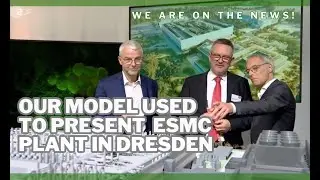 Our Architectural Model is Used to Present Landmark ESMC Semiconductor  Plant in Dresden