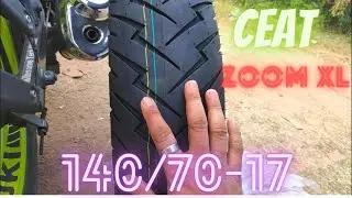 Is it Best Tyre for Bike❓ | Ceat ZOOM XL 140/70-17 review