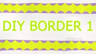 Craft Ideas for notice board DECORATION  | SOFT BOARD DECORATION IDEAS | DIY BORDER