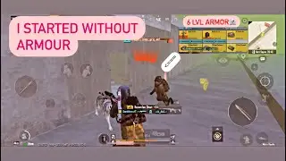 I STARTED WITHOUT ARMOUR JUST WATCH😎 #pubgmobile #metroroyale #metroroyalebug