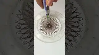 Tranquil Spirograph Art: Soothing ASMR Designs for Deep Relaxation! #art #shorts #spirograph #2024