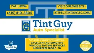 Excellent Automotive Window Tinting Services in Murfreesboro, TN