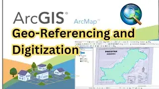 Georeferencing and Digitization in ArcMap || Hindi Urdu ||