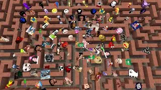 Nico's Nextbots And Too Much Nextbot Chase me in Maze Garry's Mod