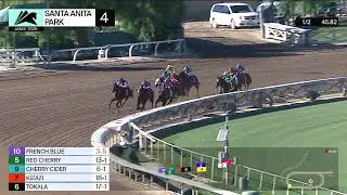 French Blue wins Race 4 on Thursday, January 8 at Santa Anita Park