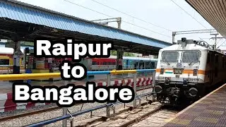 Raipur to bengalore 🚂🚂🚋🚋 #travel #train #travelvlog