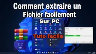 Extraire un fichier en 21 s sur PC avec Winrar - Facile et rapide!