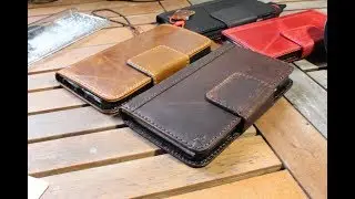 Genuine Leather Case For  Apple iphone X SE 12 xs Pro Max 14  wallet book Daviscase Handmade 13 Mini