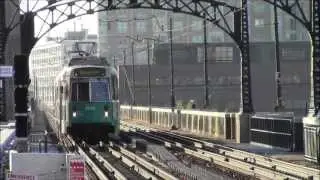 Green Line from the Science Park/West End Station.