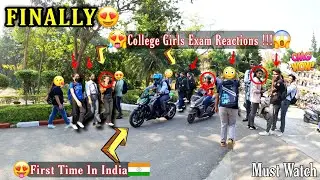 College Girls Exams Reactions & Papa Ke Machhar Ne Z1000 Ko Picha Se Thok Diya & Exam Ke Liya Late😱