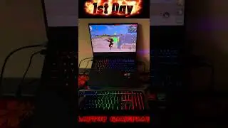 First time pc gaming in laptop #free fire ka funny moment