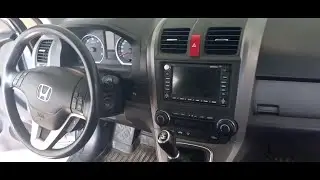 Как снять магнитолу на Honda CR-V III