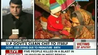 UP government excuses itself in relief camp deaths