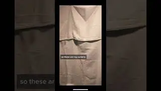 Rv lifehacks paint drop cloths for curtains 🙌