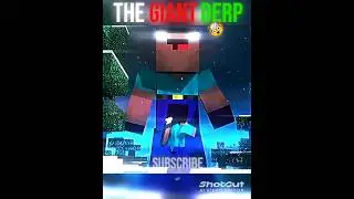 The GIANT DERP😈[MINECRAFT]🗣️☠️☠️#shorts #minecraft #trending @SquaredMediaYT