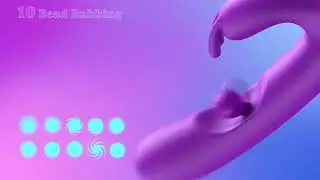 3-in-1 Rotating Rabbit Vibrator &ndash; G Spot, Clit & A-Spot Stimulation with 24 Custom Modes