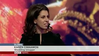 Karen Cinnamon, Wedding Blogger, on BBC World News | November 2016