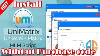 UniMatrix Membership - MLM Script | Unimatrix | No need Purchase code