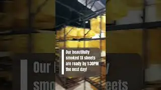 Rubber sheets dried in 24 hours!