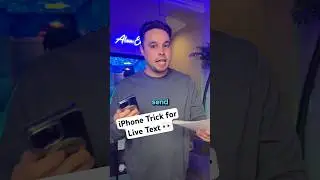 Quickly send LIVE TEXT with Live Scan iPhone Trick 🔥👌 #iphonetricks #iphone #shorts #techtips