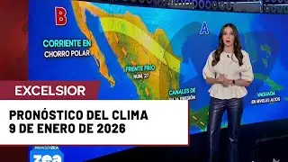 Pronóstico del clima para hoy 9 de enero de 2025
