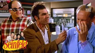 Kramer Confronts an Optician for George&rsquo;s Discount | Seinfeld