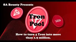 Tron Pool - How  it works and getting set up.  See description for details.