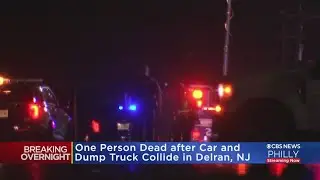 1 Person Killed After Car, Dump Truck Collide In Delran, New Jersey