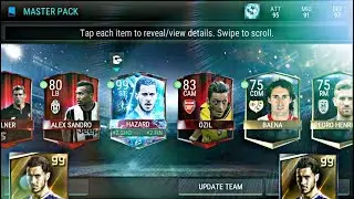 БЕЗУМНЫЙ МАСТЕР-ПАК 99, ОТКРЫВАЮЩИЙ FIFA MOBILE!!!!!!!!!!!!! 99 СТ. АЗАР ЗАЯВЛЕН + ГЕЙМПЛЕЙ ПРОТИВ АТАКИ!!