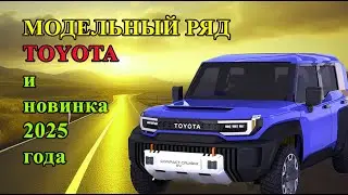 Toyota. Все модели в 2025 году. #toyota #тойота